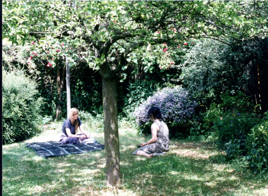 Vivien Law in her Garden in Cambridge, England,June 1996 Photograph © Mildred Budny