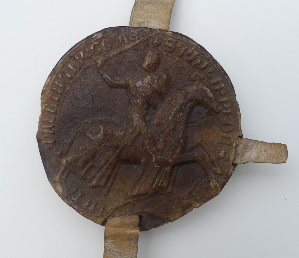 Seal of Philip I, Count of Savoy, with photography by Mildred Budny