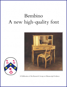 "Bembino" Booklet Cover
