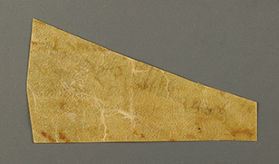 Recto of Scrap from a leaf or document, with the date 1538. Photography © Mildred Budny