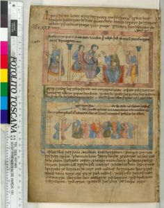 © The British Library Board. Cotton MS Claudius B IV, folio 68v. Reproduced by permission.