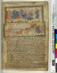 © The British Library Board. Cotton MS Claudius B IV, folio 69r. Reproduced by permission.