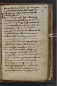 © The British Library Board. Cotton MS Nero A I, folio 110r. Opening of the 'Sermo Lupi'. Reproduced by permission.