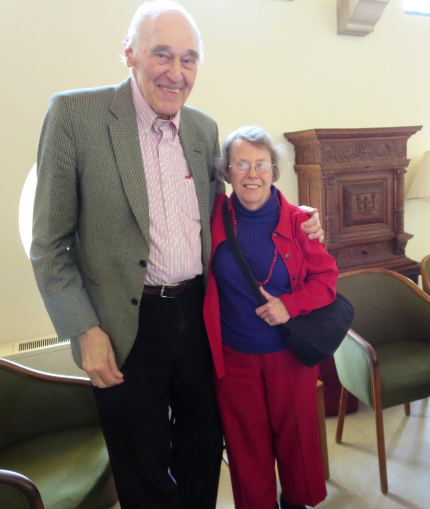 Giles Constable and Adelaide Bennett at the 2016 RGME Symposium. Photograph by Mildred Budny.