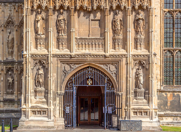 Southwest Porch of Canterbury Cathedral. Photography 