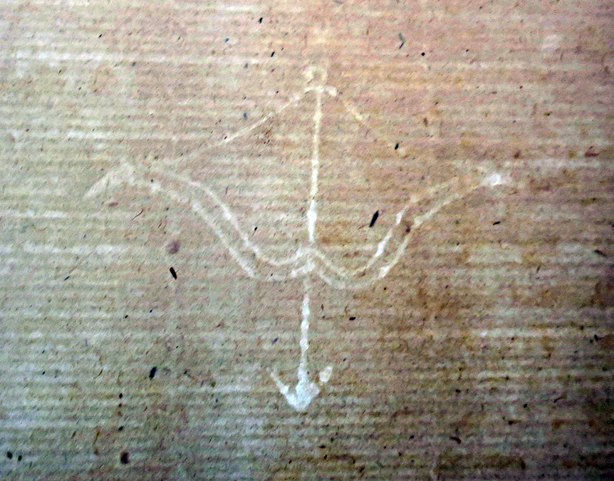 Part A, Section 2, Watermark. Folio 96 detail.