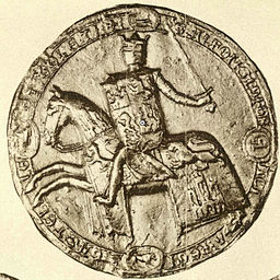 Seal of Alfonso X of Castile. As reproduced by Otto Posse (1847-1921) [Public domain], via Wikimedia Commons.