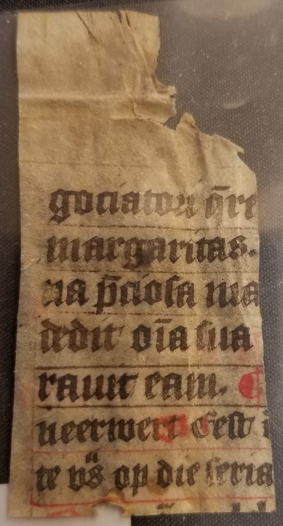 Private Collection, "Margaritas" fragment back side