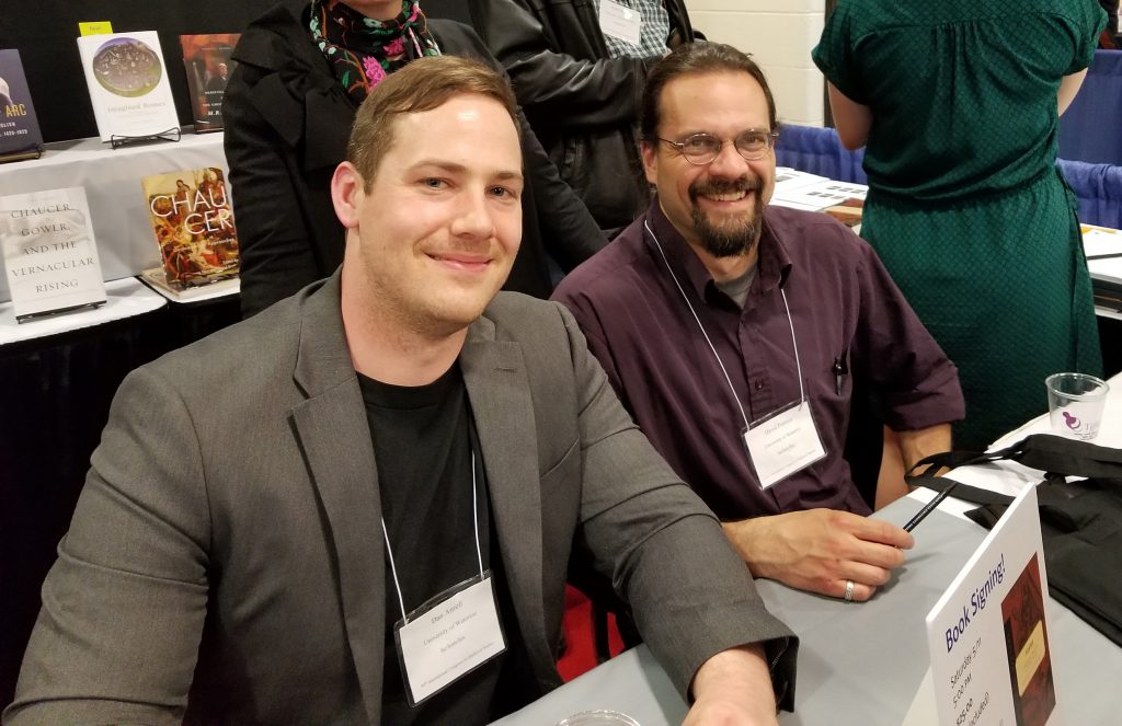 The Book Signing at the 2019 Congress. The Translators Dan Attrell and David Porreca sign their new book. Photography Mildred Budny.