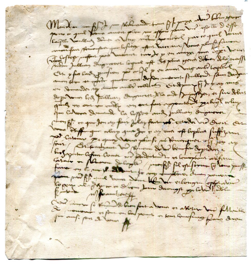 Private Collection, Letter in French dated 8 August of an unnamed year.