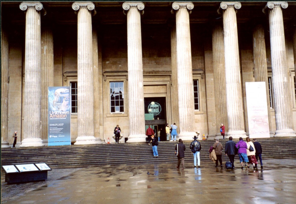 Front Entrance to the British Museum on 10 March 2002 after the 2002 Colloquium Photograph © Mildred Budny