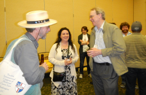 Jesse Hurlbut and others at the RGME Reception at the ICMS 9 May 2024. Photography Mildred Budny.
