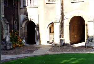Old Court at Corpus Christi College, Summer 1994. Photograph © Mildred Budny.
