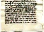 Lower Half of the Original Verso of a Single Leaf detached from a prayerbook in Dutch made circa 1530, owned and dismembered by Otto F. Ege, with the seller's description in pencil in the lower margin. Image reproduced by permission.