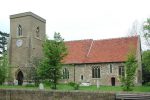 Church of Saint Mary, High Ongar, Essex, with 12th-Century Nave. Photograph by John Salmon (8 May 2004), Image via Wikipedia.