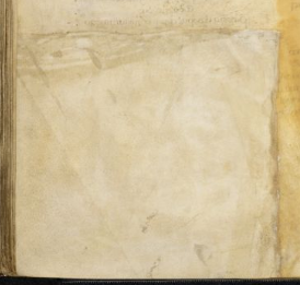 © The British Library Board. Royal MS 1 E VI, folio 68v, detail. Verso of patch