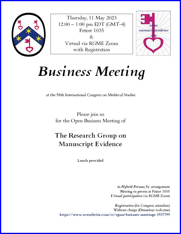 2023 Congress Business Meeting Poster