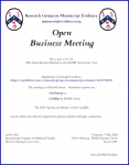 Page5 = RGME Business Meeting Thurs 9 May with border